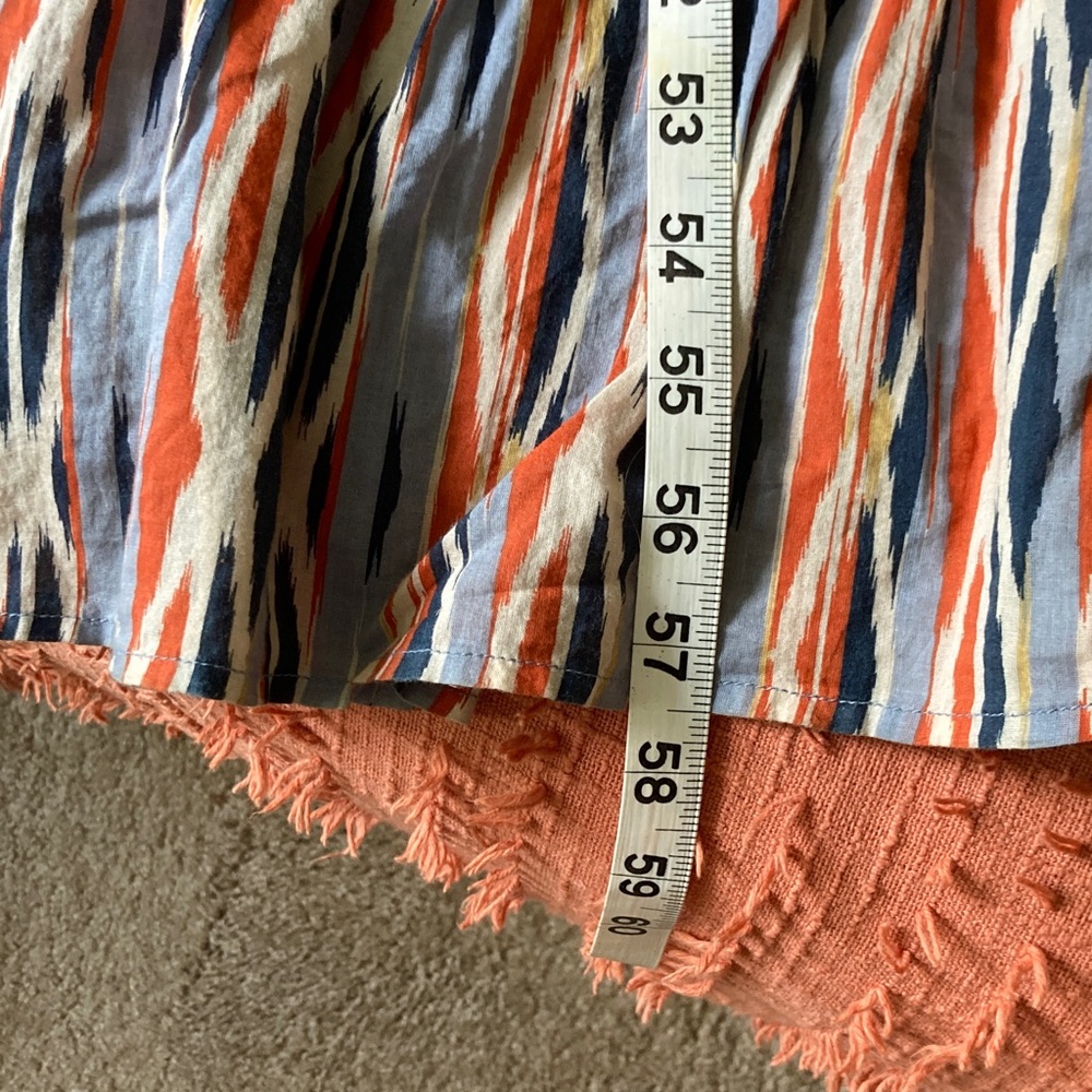 Boho hippie Vintage Urban Outfitters Blue Maxi Cotton Sun Dress - Picture 11 of 16